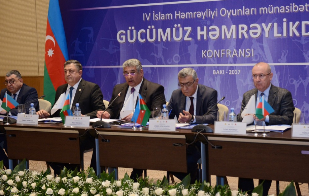IV İslam Həmrəyliyi Oyunları ilə əlaqədar “Gücümüz həmrəylikdədir” mövzusunda konfrans keçirilir