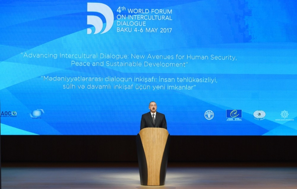 Le président Ilham Aliyev participe à la cérémonie d’ouverture du 4e Forum mondial sur le dialogue interculturel