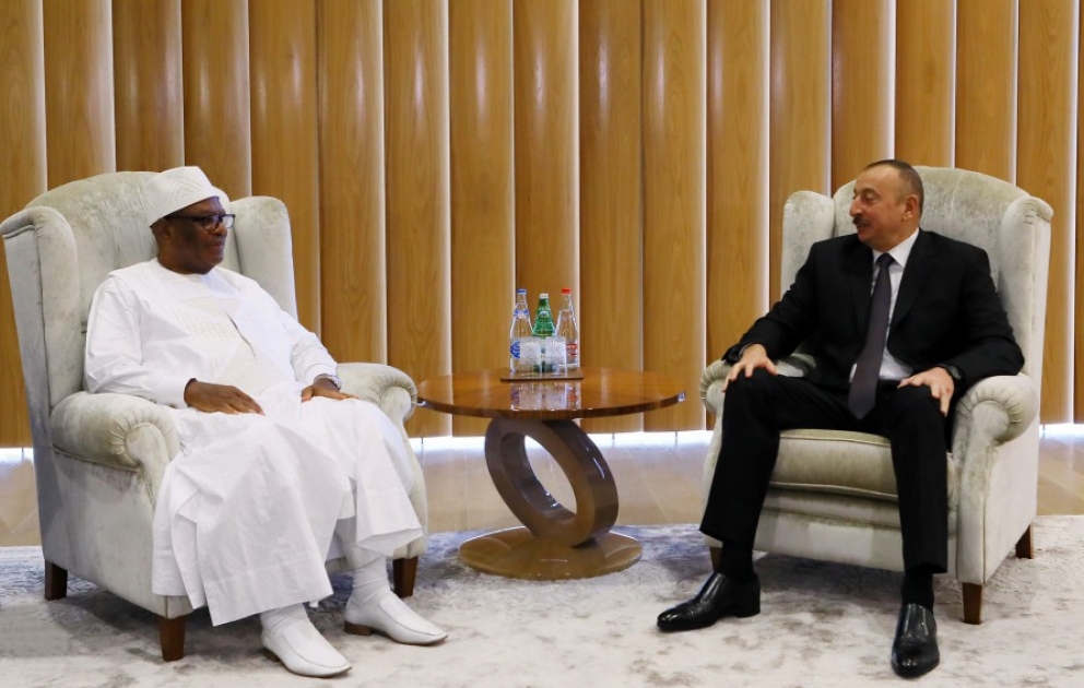 Le président Ilham Aliyev reçoit son homologue malien Ibrahim Boubacar Keïta