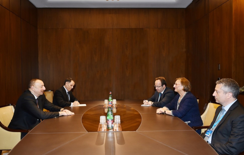 Le président Ilham Aliyev rencontre la secrétaire générale adjointe du Conseil de l’Europe
