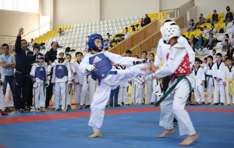 Xaçmazda taekvando üzrə zona yarışlarının qalibləri mükafatlandırılıb