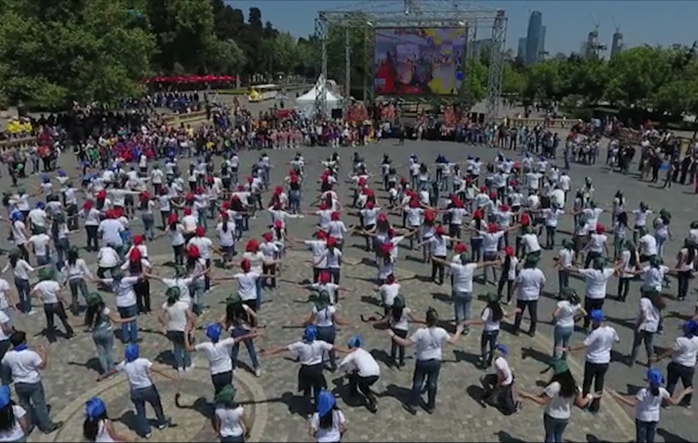 Flash mob held for Islamic Solidarity Games