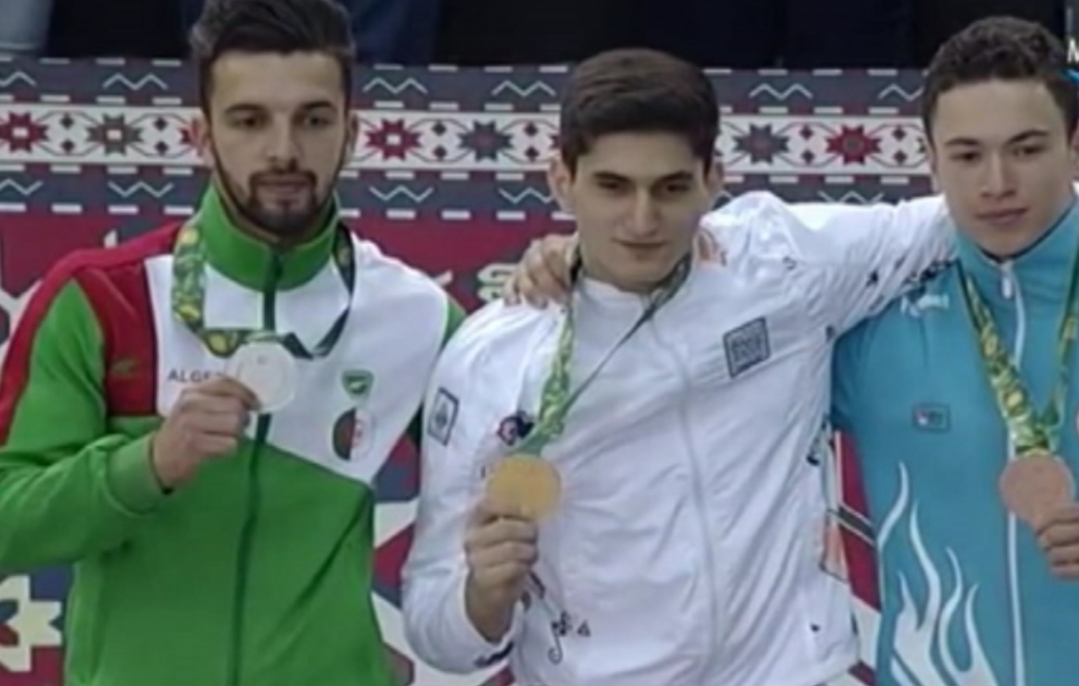 Gimnastımız Murad Ağarzayev Azərbaycanın 25-ci qızıl medalını qazandı