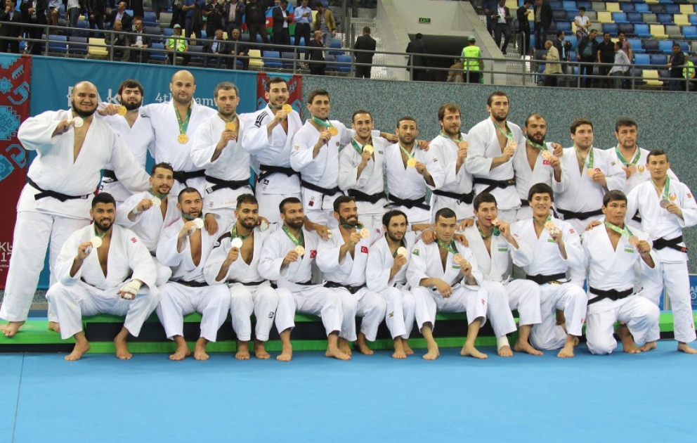 Azərbaycanın cüdo üzrə kişilərdən ibarət komandası qızıl medal qazanıb