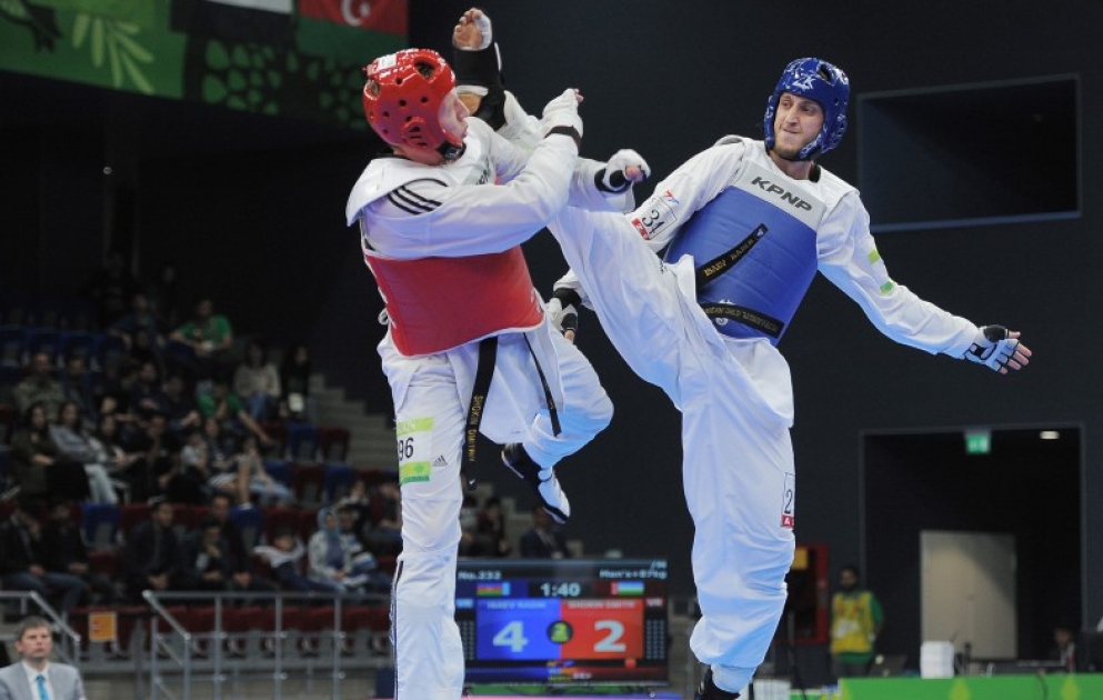 Azərbaycan taekvandoçularının İslamiadadakı beşinci qızıl medalını Radik İsayev qazanıb
