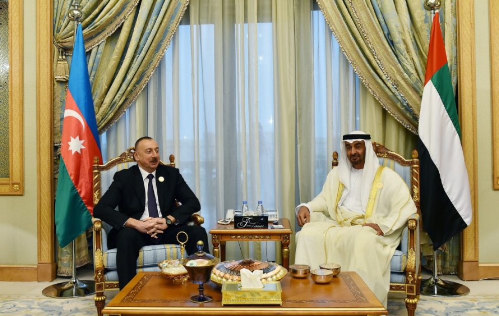 President Ilham Aliyev met with Crown Prince of Abu Dhabi, deputy Supreme Commander of UAE Armed Forces in Saudi Arabia