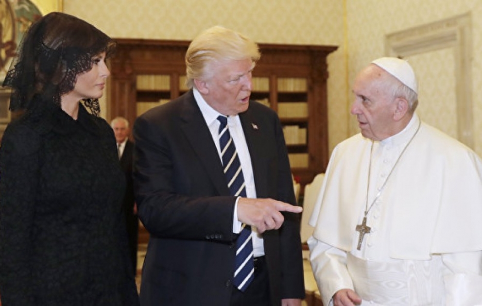 Roma Papası Fransisk ilə Donald Trampın görüşü yarım saat çəkib