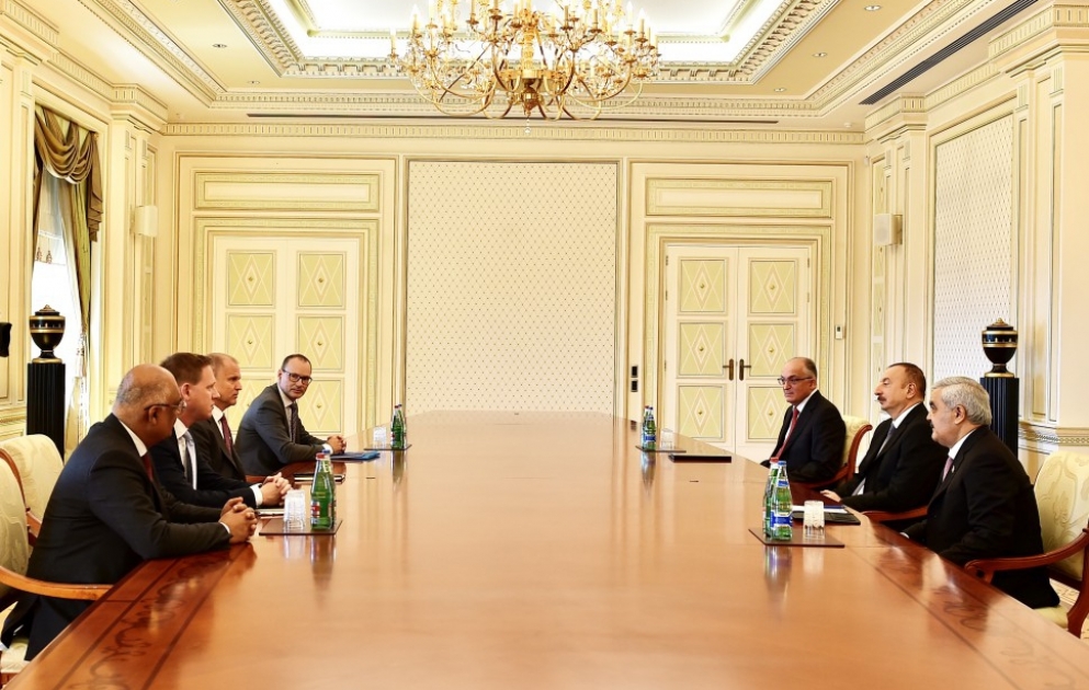 President Ilham Aliyev received delegation led by Statoil Executive Vice-President