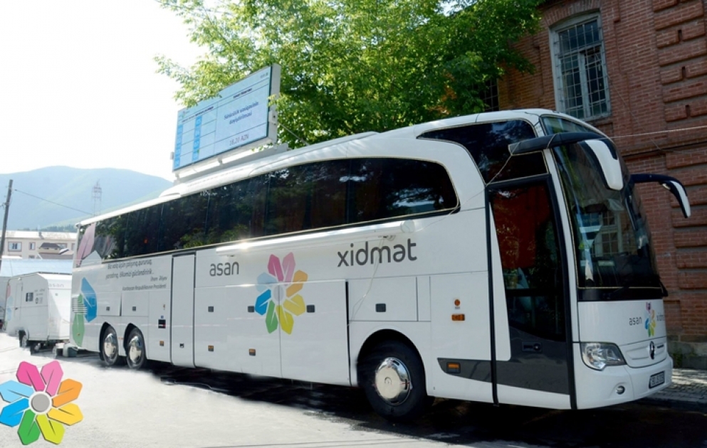 Səyyar “ASAN xidmət” 6 məntəqədə vətəndaşların xidmətində