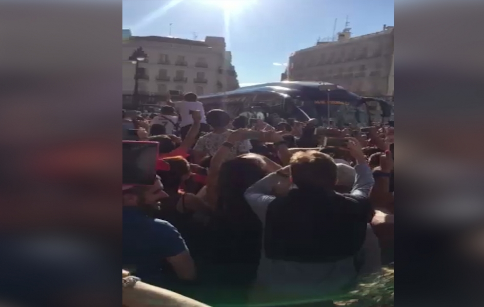 Madridlilərin qələbə sevinci