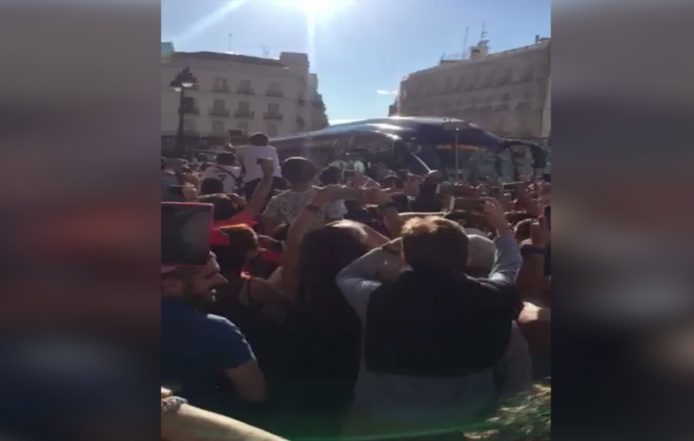Explosion de joie à Madrid
