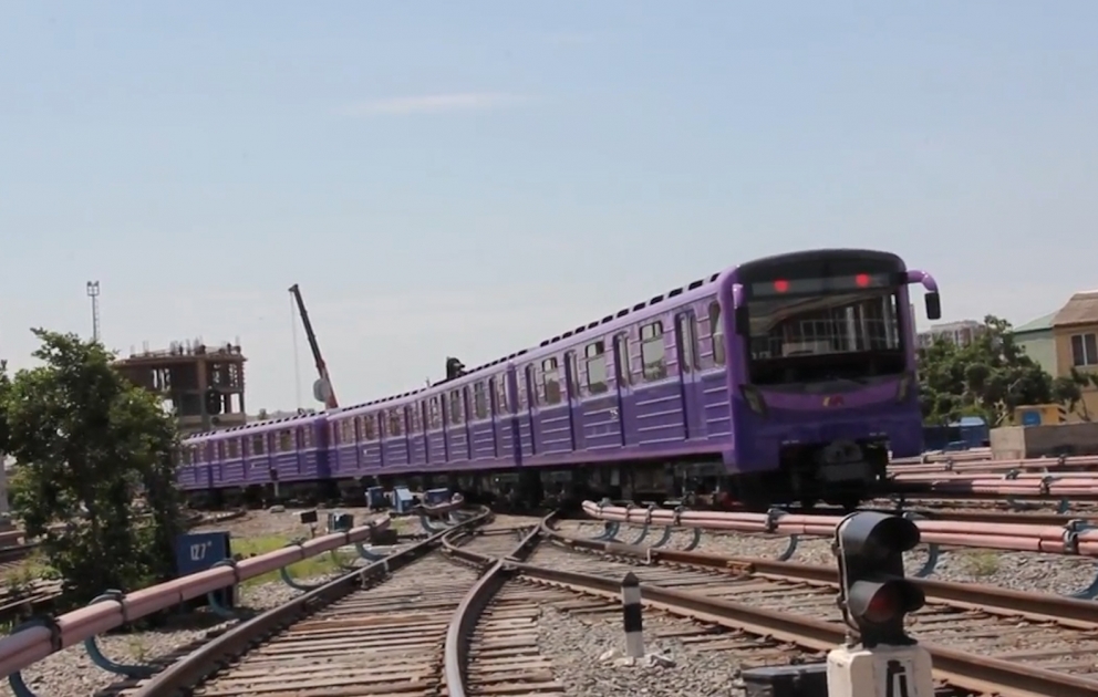 Baku Metro launches jubilee train