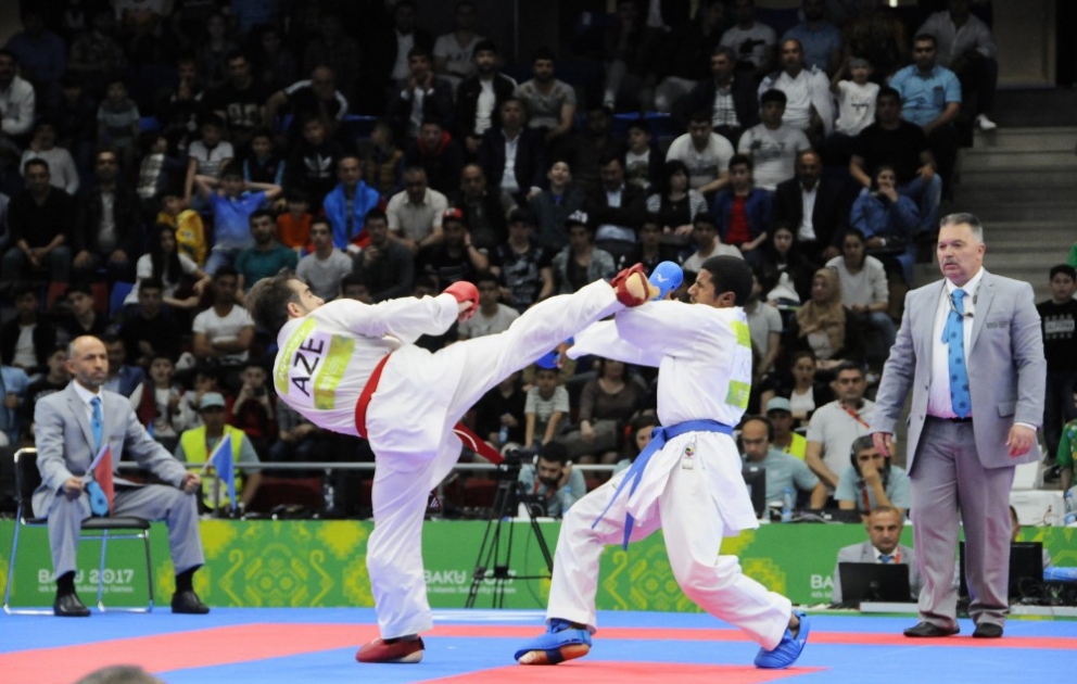Rusiyalı telejurnalist “Bakı-2017”nin karate yarışlarına həsr olunmuş reportaj hazırlayıb