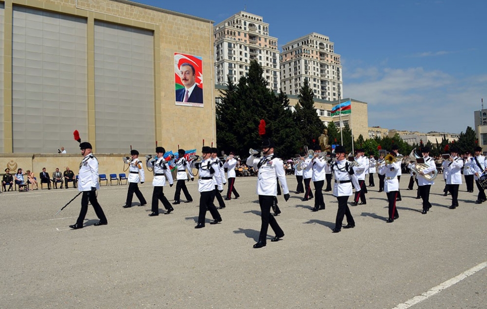 The Great Britain’s Military Band held musical performance in Baku