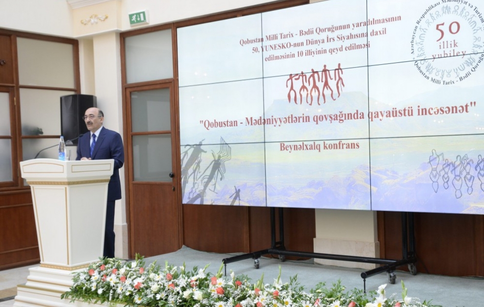 Bakıda Qobustan Milli Tarixi Bədii Qoruğunun yaradılmasının 50 illiyi qeyd edilir