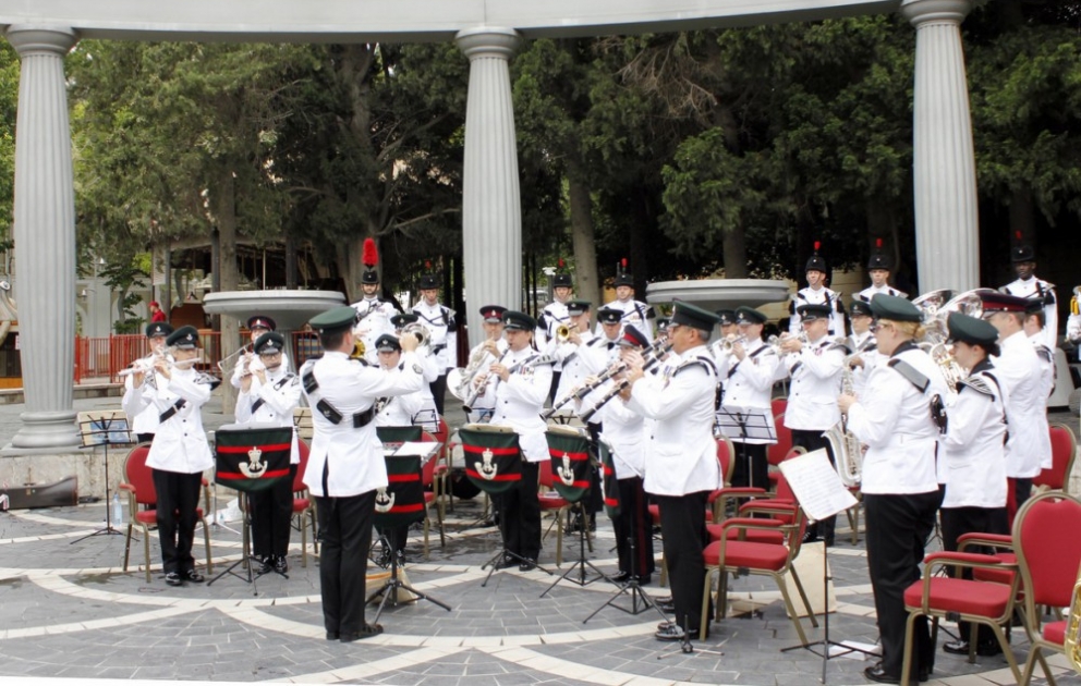 Bakıda Britaniya və Azərbaycan hərbi orkestrlərinin birgə konserti olub