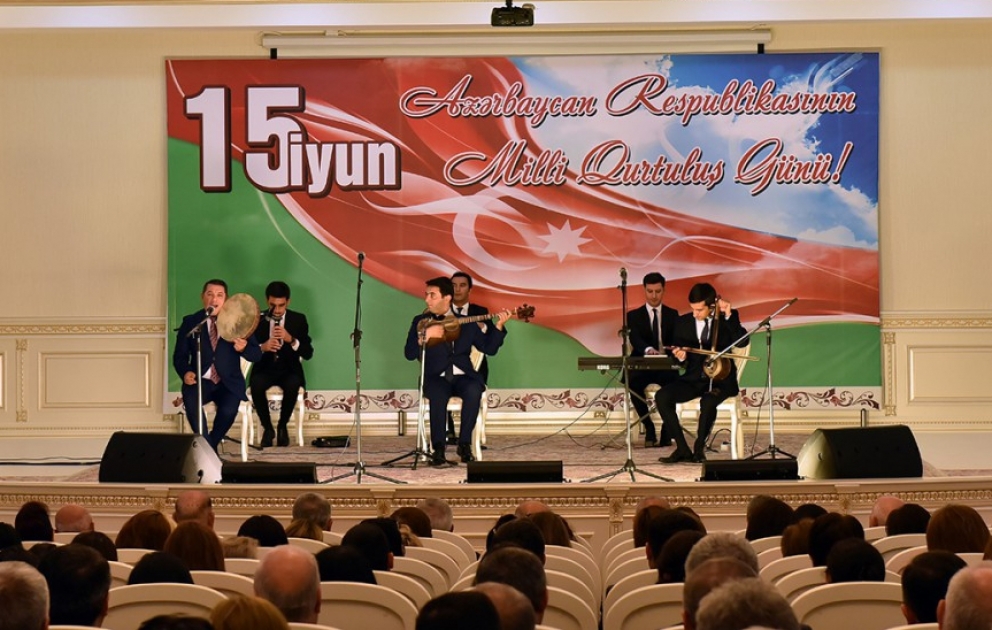 Sumqayıtda 15 İyun - Milli Qurtuluş Günü qeyd olunub