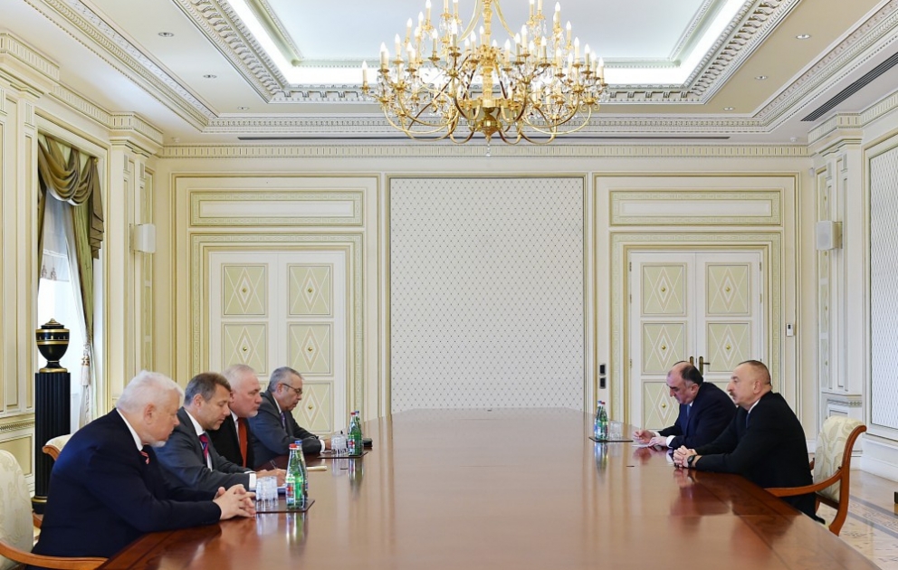 President Ilham Aliyev received OSCE Minsk Group co-chairs