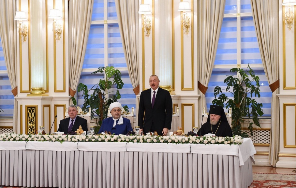 President Ilham Aliyev attended Iftar ceremony on the occasion of holy month of Ramadan