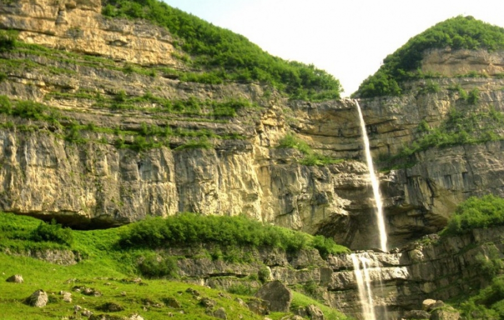 Natural beaty in Guba-Afurja waterfall