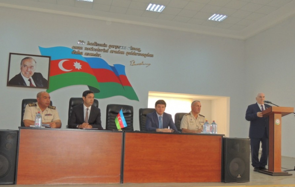 FHN-nin Mülki Müdafiə Qoşunlarının Qəbələ rayonundakı N saylı hərbi hissəsində Silahlı Qüvvələr Günü qeyd edilib