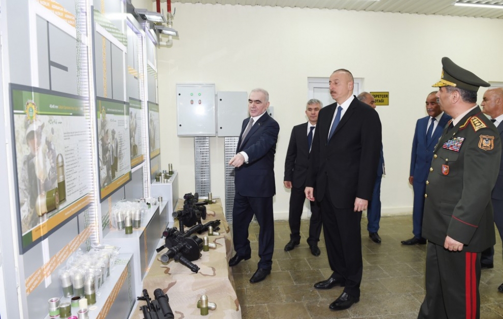 Chirvan: Inauguration d’une usine de fabrication des projectiles explosifs des lance-grenades multiple Launcher