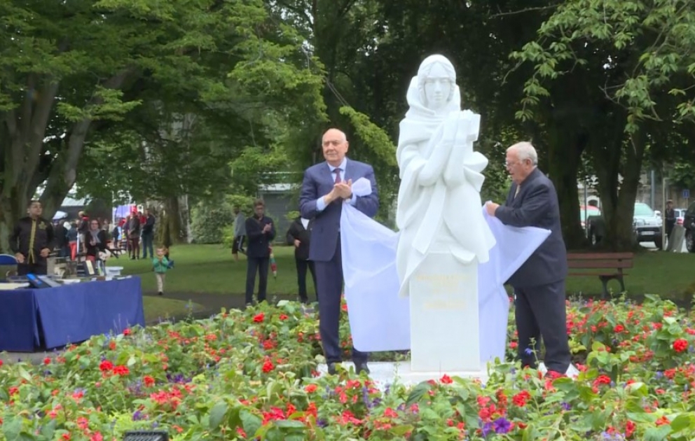 Azerbaijani park and statue of Khurshudbanu Natavan inaugurated in France
