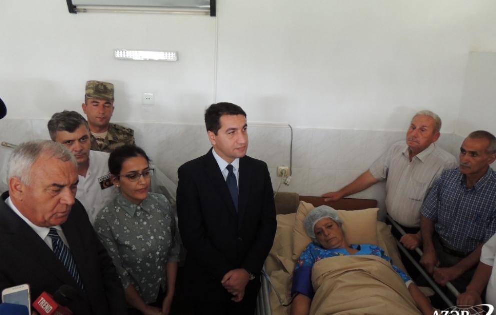 Xarici KİV nümayəndələri və hərbi attaşelər Füzuli rayonunda olublar