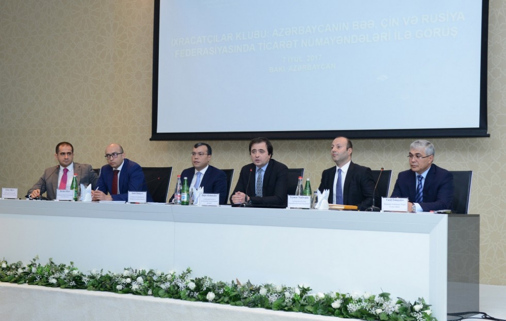 İxracatçılar Klubunun üzvləri Azərbaycanın ticarət nümayəndələri ilə görüşüb