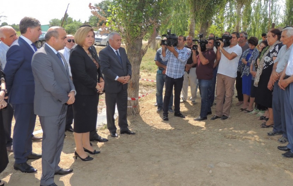 Milli Məclisin bir qrup deputatı Alxanlı kəndində olub