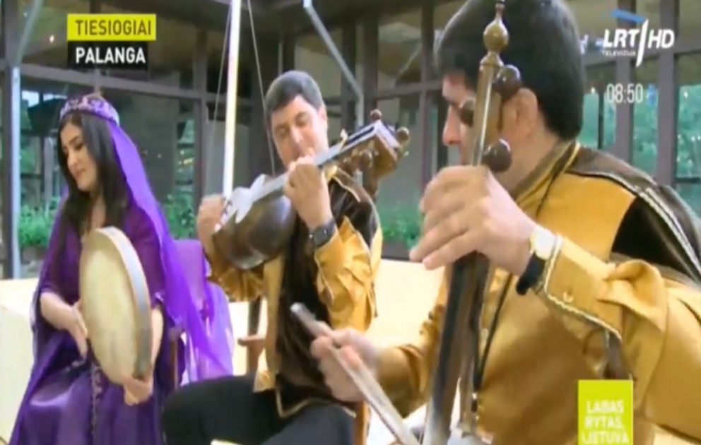 Azərbaycanın “Araz” qrupu Litva telekanalında çıxış edib