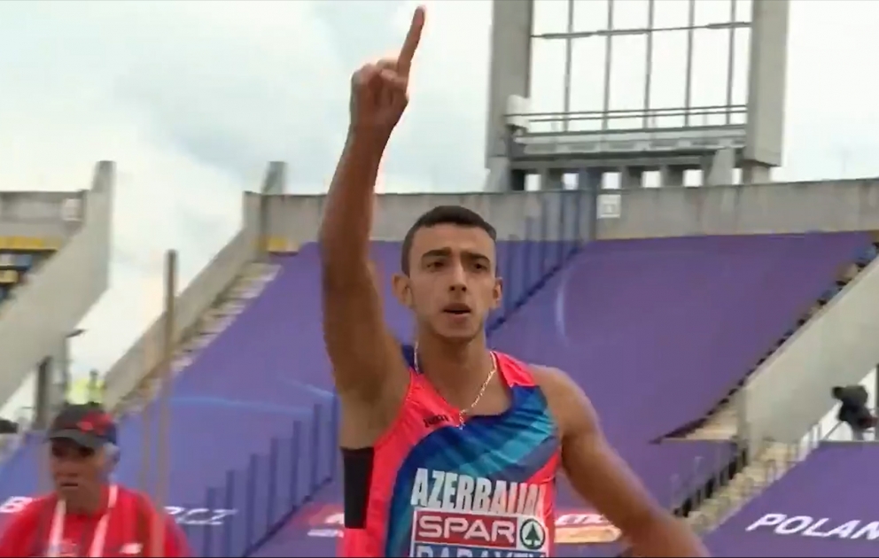Un athlète azerbaïdjanais devient champion d’Europe du saut en longueur