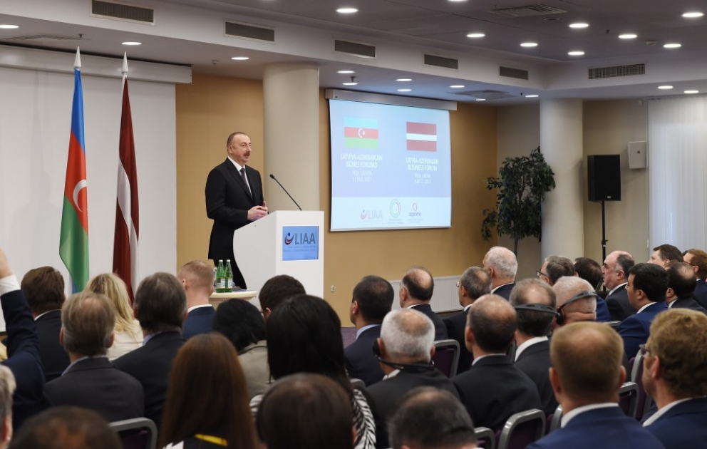 Latviya-Azərbaycan biznes forumu keçirilib