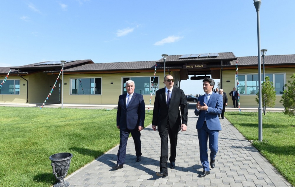 President Ilham Aliyev viewed Narakand complex in Pirallahi district