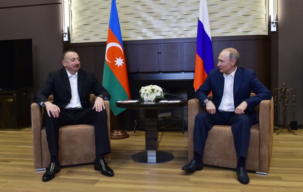 Azerbaijani, Russian presidents met in Sochi