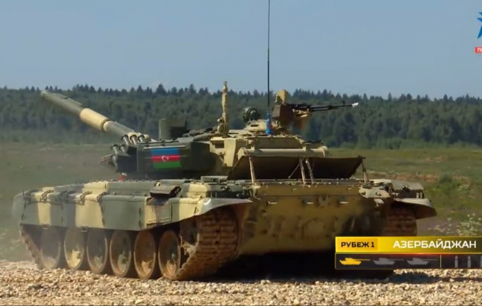 Tank biatlonu: Azərbaycanın ikinci tank heyəti yarışa çıxıb