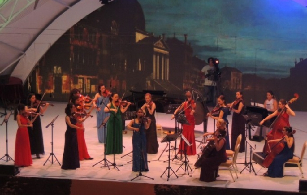 Böyük Britaniyanın “FeMusa” Kamera Orkestri Qəbələ festivalında çıxış ediblər