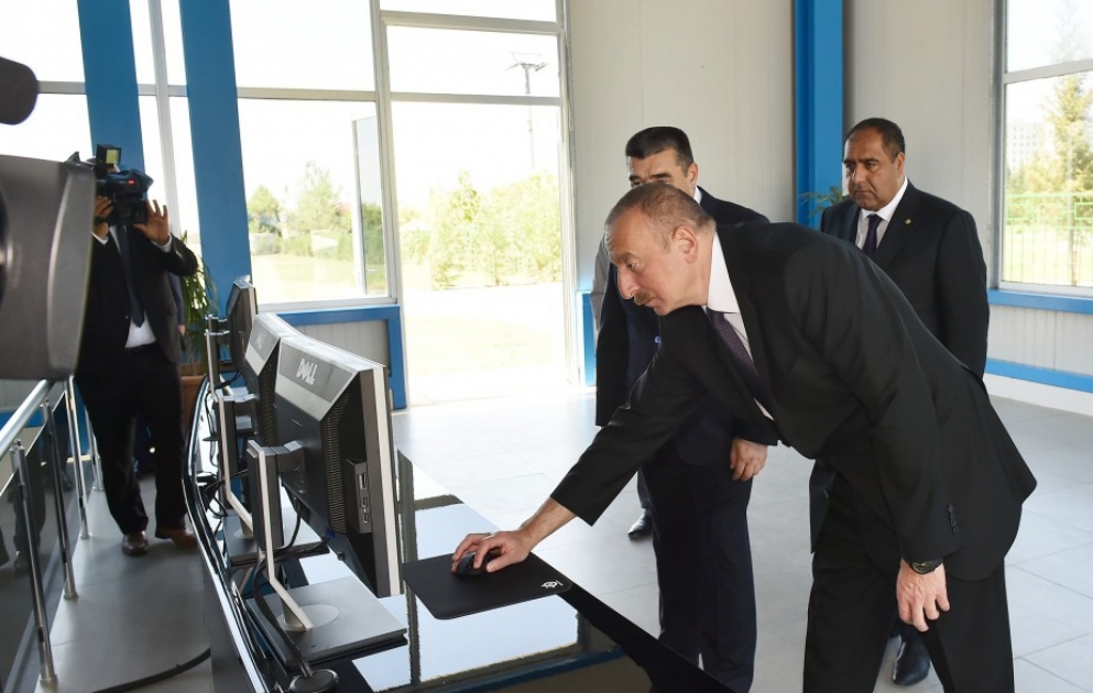 Le président Ilham Aliyev inaugure la Centrale hydroélectrique de Balaken