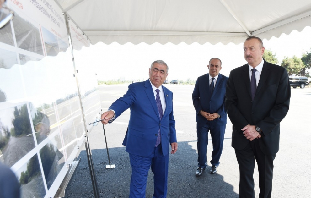 Qorağan-Qax-Zaqatala avtomobil yolunun Qorağan-Qax hissəsinin açılışı olub