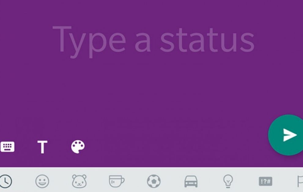 “WhatsApp” müxtəlif rəngli mətn statuslarını sınaqdan keçirir