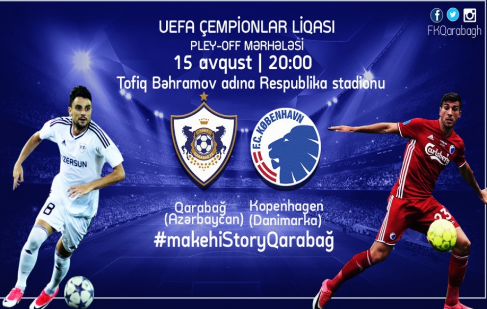 “Qarabağ” komandasının Danimarka çempionu ilə keçirəcəyi pley-off oyunlarının başlama vaxtı məlum olub