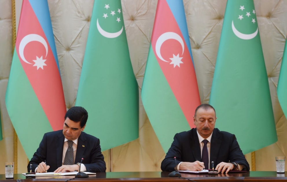 Aserbaidschan und Turkmenistan unterzeichnen eine Reihe von Dokumenten