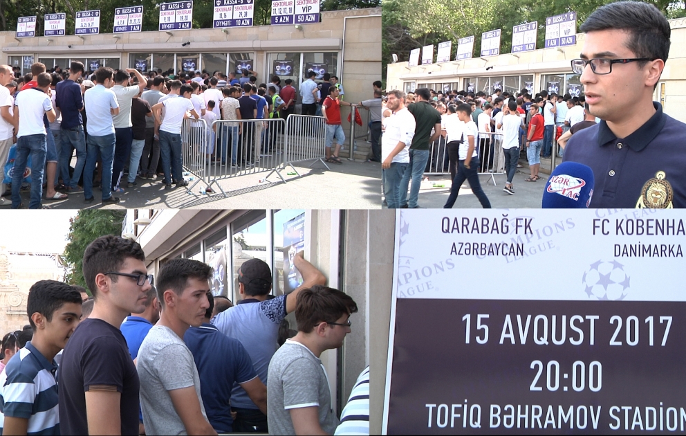 “Qarabağ”–“Kopenhagen” oyunu: 15 minə yaxın bilet satılıb