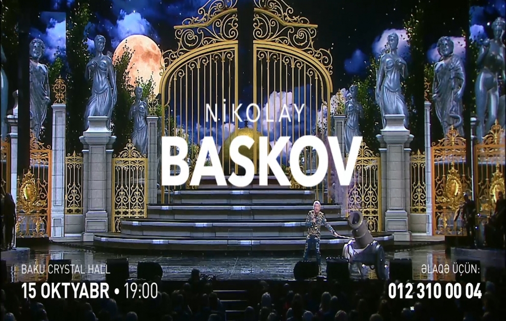 Nikolay Baskov ad gününü Bakıda qeyd edəcək