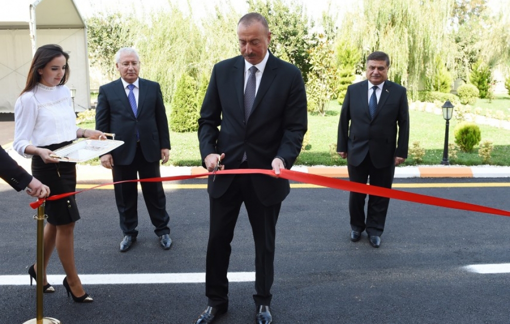 President Ilham Aliyev viewed conditions created at Goygol Zonal Veterinary Laboratory