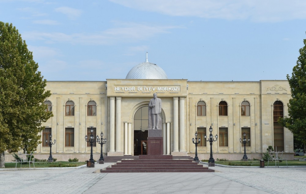 Azərbaycan Prezidenti İlham Əliyev Samux rayonuna səfərə gəlib