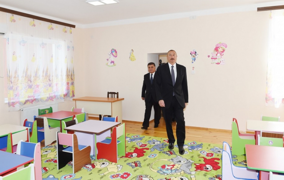 Göygöl: l’école maternelle №4 rouvre ses portes