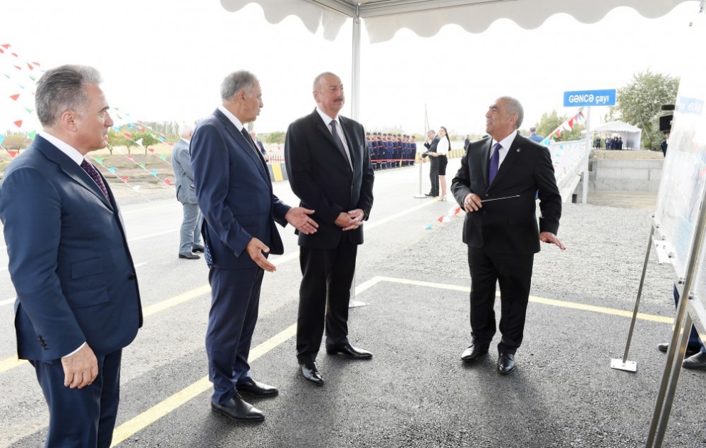 President Ilham Aliyev attended opening of Samukh-Fuzuli-Lak-Alibayramli-Garabaghlar-Chobanabdalli-Samukh highway