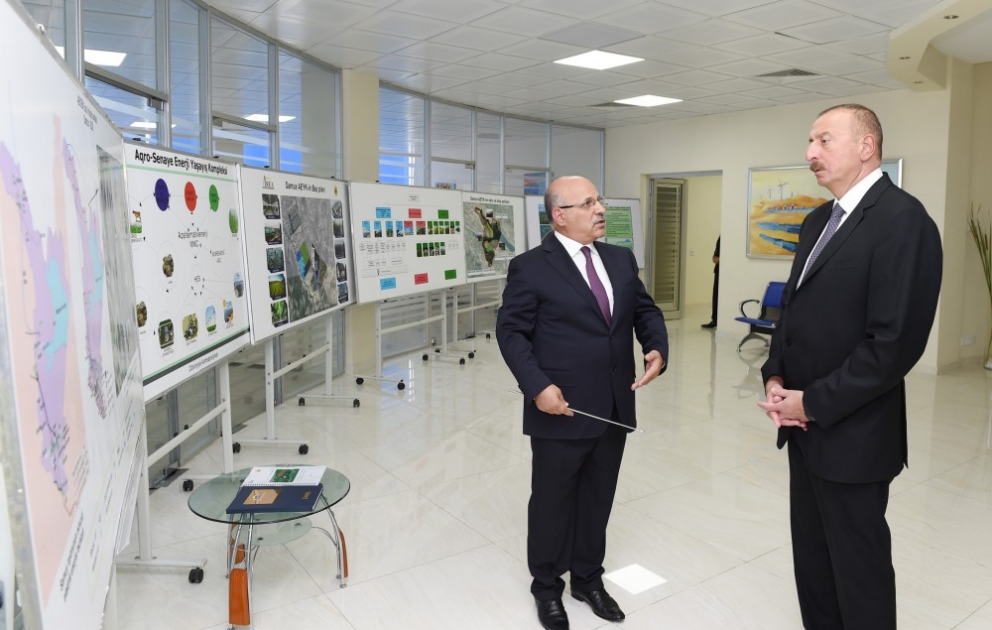 President Ilham Aliyev viewed Samukh Agroenergy Residential Complex