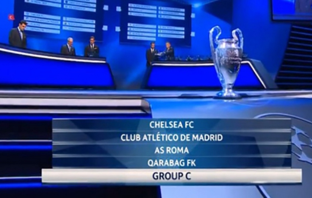 “Qarabağ” UEFA Çempionlar Liqasında “Çelsi, “Atletiko” və “Roma” klubları ilə eyni qrupda yer alıb
